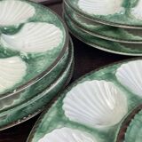 Vintage 1970s barbotine shellfish service