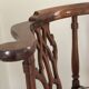 Chaise d'angle géorgienne en acajou sur roulettes, XIXe siècle