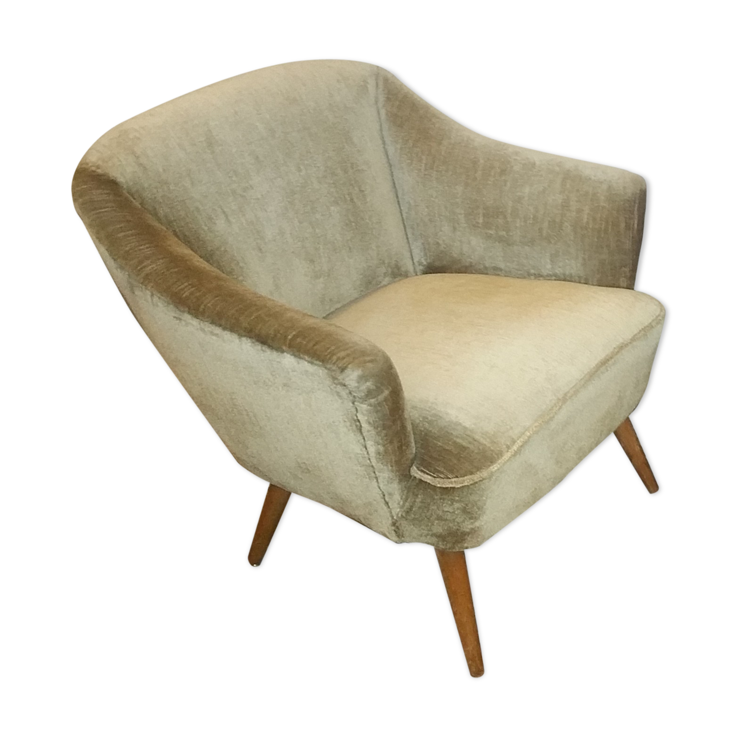 Danish Chair organic years 50/60 bronze