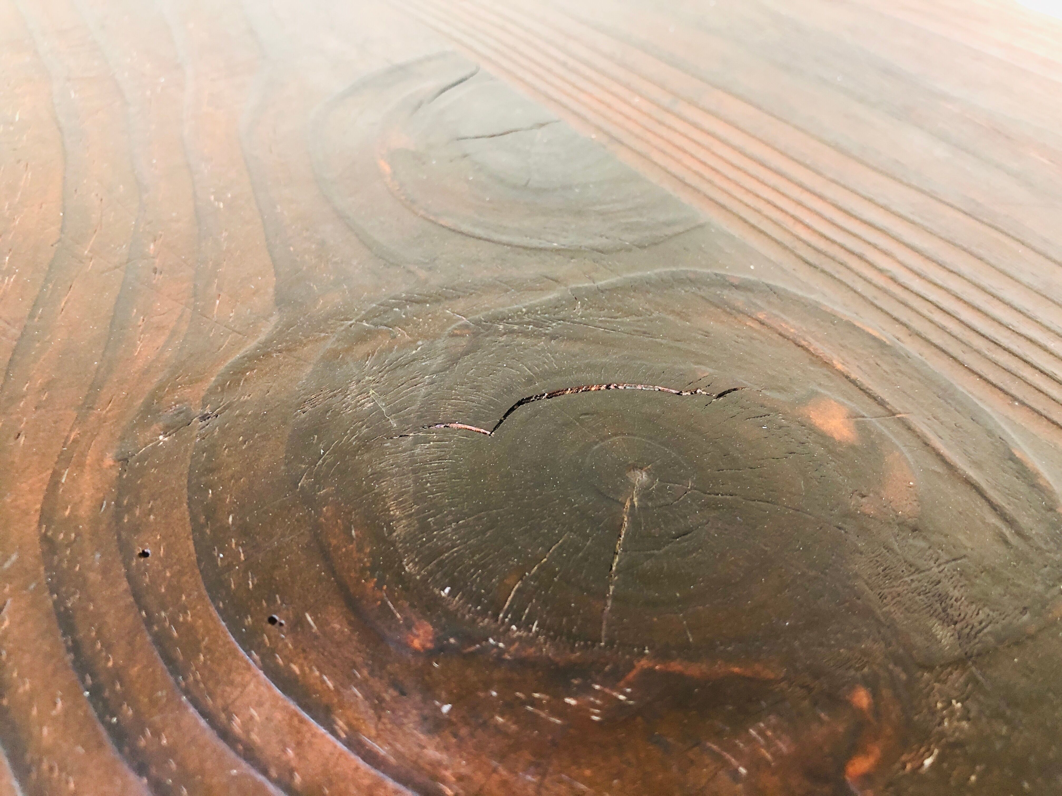 Farmhouse side table, circa 50's