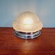 Art Deco ceiling lamp in satin glass, 1920s-30s