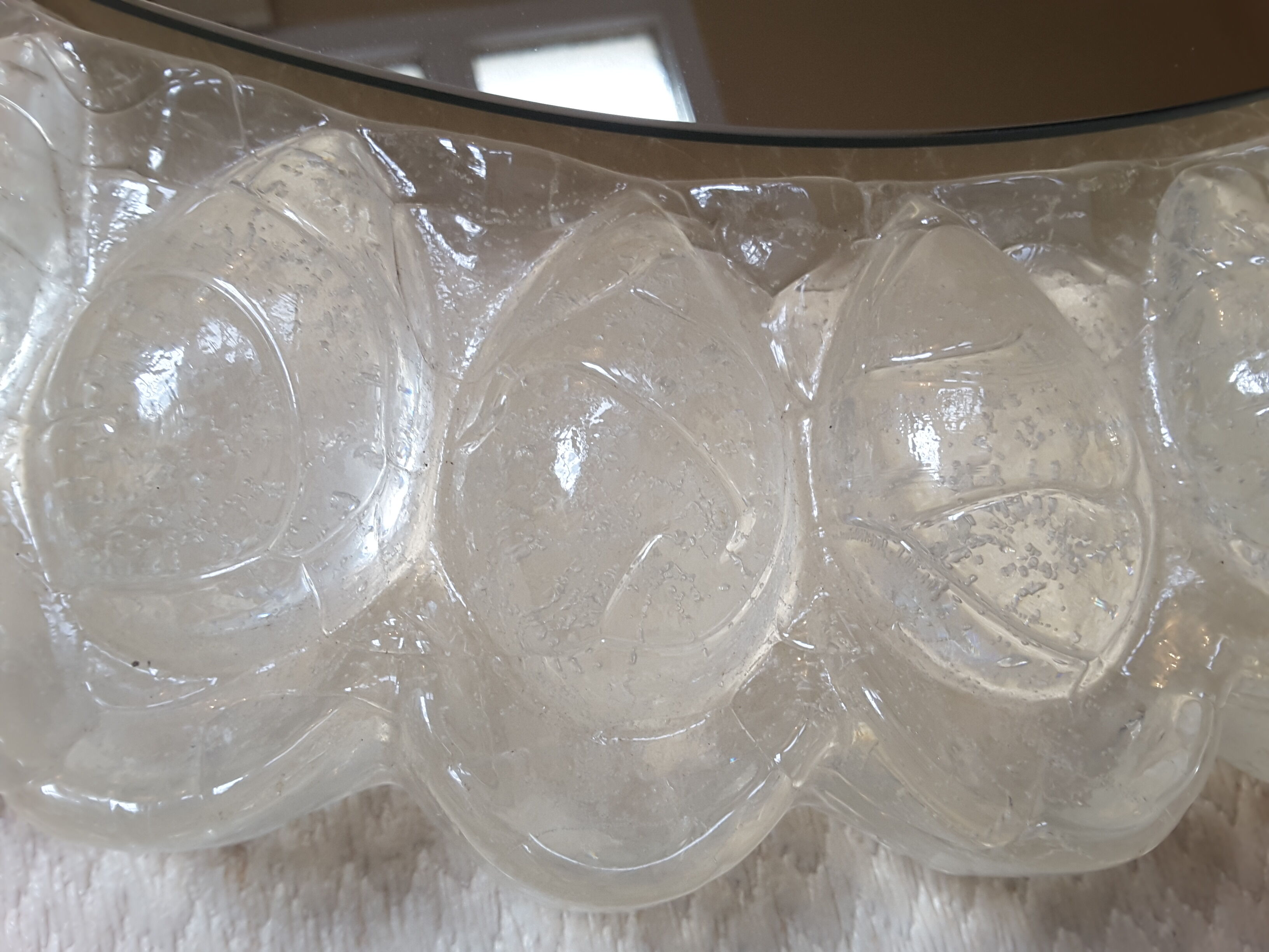 Flower round mirror - 64cm