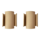 Lot de 2 applique TILE rousse