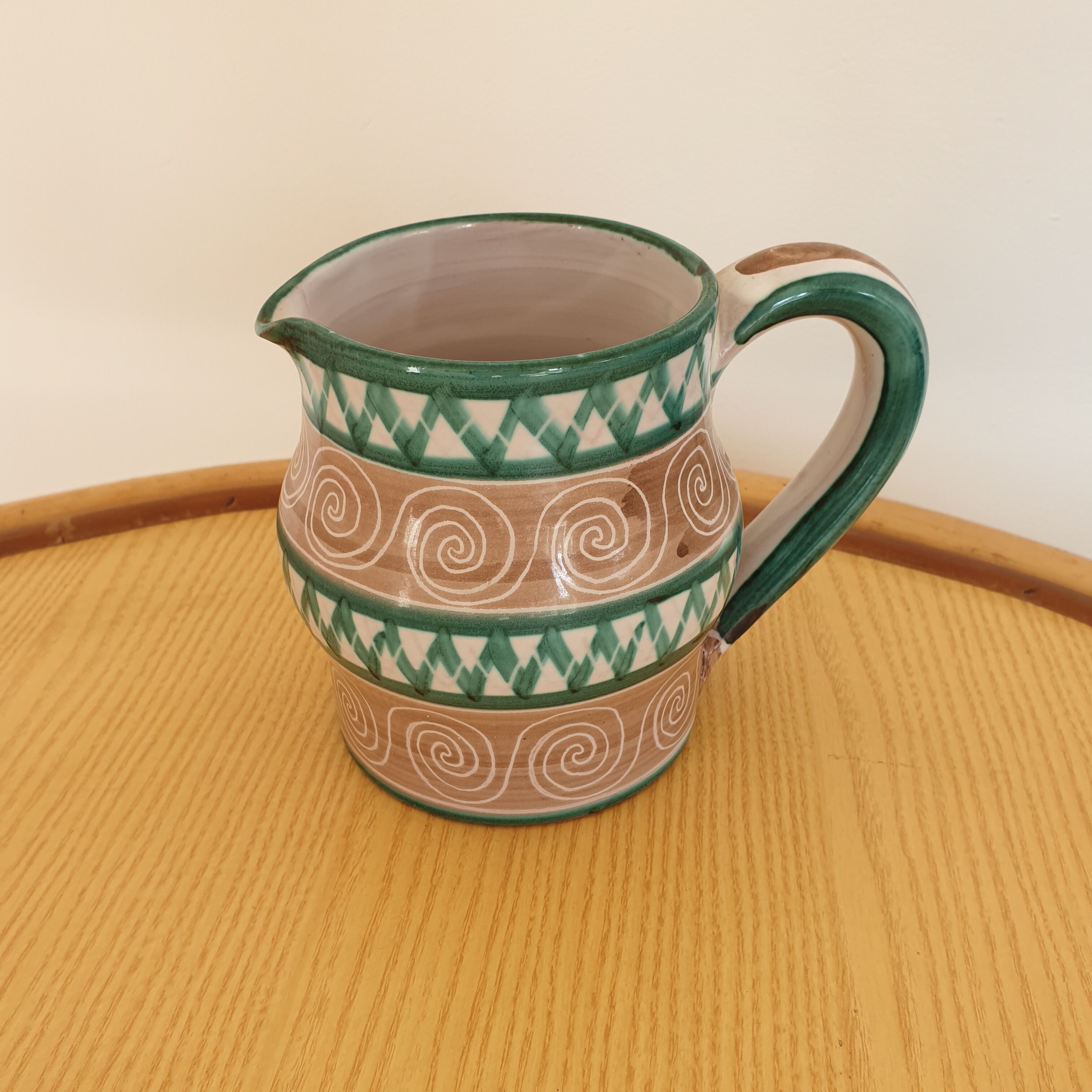 Robert Picault vintage ceramic pitcher