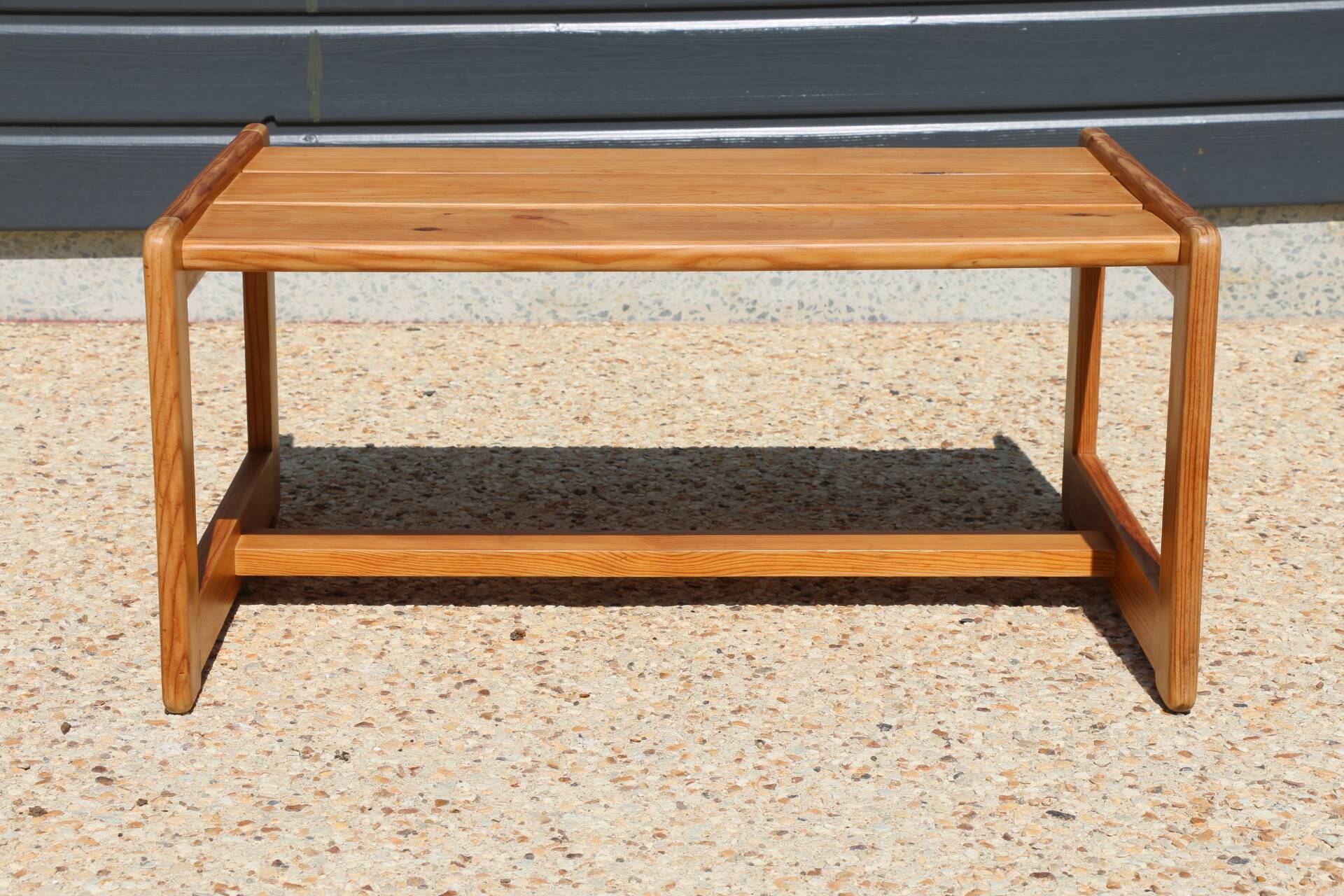 1960s pine coffee table