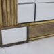 1980s Large Asian Carved Wood Mirror