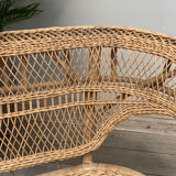 Vintage rattan garden furniture