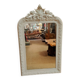 Louis Philippe mirror with patinated cartouche