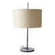 Lampe de table Staff Leuchten chrome et lin/coton, Germany 1970