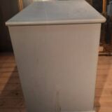 Louis Philippe style painted wooden chest of drawers