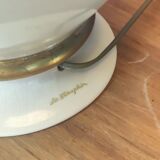 Lampe maison le dauphin écru et dorée