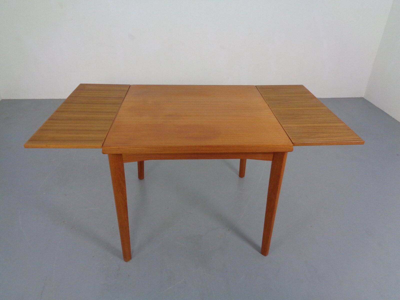 Extendable Teak Dining Table, Denmark, 1960s