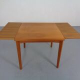 Extendable Teak Dining Table, Denmark, 1960s
