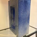 Blue enamelled 1970s lamp