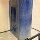 Blue enamelled 1970s lamp