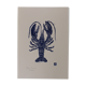 BLUE LOBSTER LINOGRAVURE