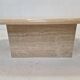 Italian coffee table in travertine, 1980s