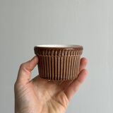 8 ramekins in old Belgian ceramic
