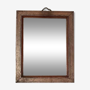 Miroir antique bois