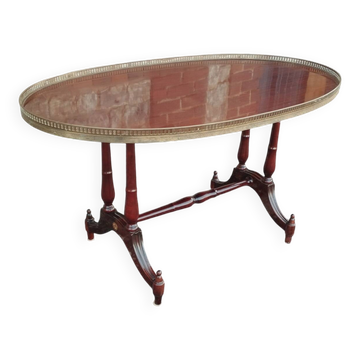 Table basse ancienne style louis xvi vintage bois