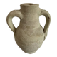 Vintage clay pot in minimalist style