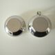 1960s Bauhaus Wagenfeld Silver Plate Sugar Cream Serving Set