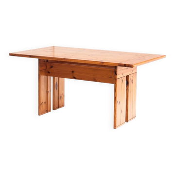 Table à manger conçue par Silvio Coppola pour Fratelli Montina. Italie, 70s