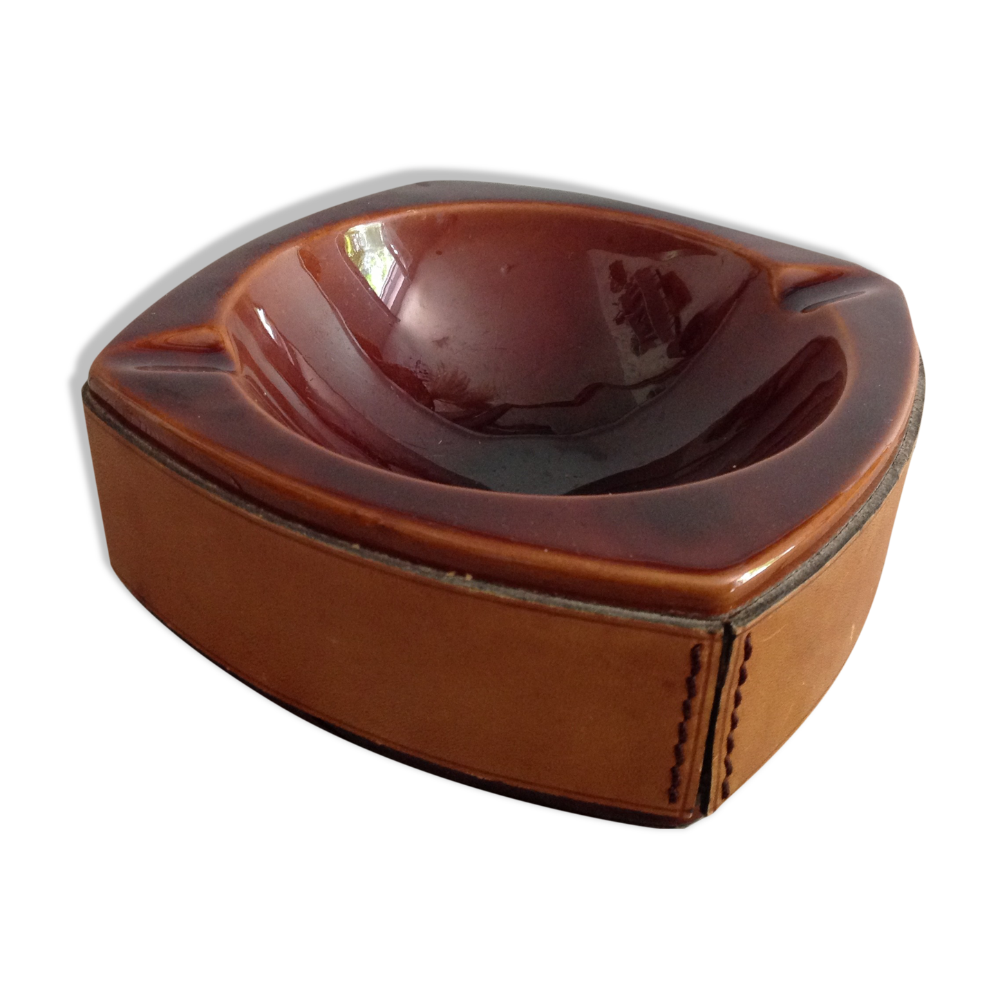 Cendrier en cuir Longchamp