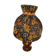 Authentic 1970 Flower Power bedside lamp – Turned wood