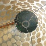 Resin lampshades and vintage mother-of-pearl lozenges