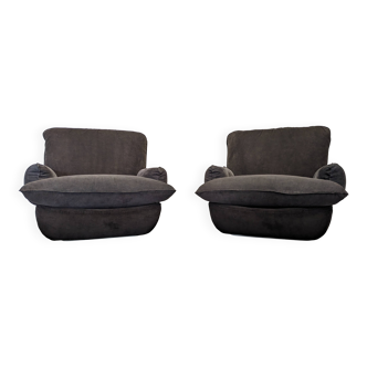 Pair of armchairs by Michel Cadestin for Airborne, France circa 1970.