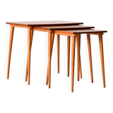 Set of three nesting tables