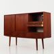 Buffet haut en teck, design danois, années 1960, designer : EW Bach
