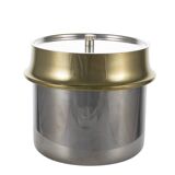 Hollywood regency gold Ice Bucket, Italy ca. 1980s