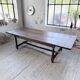 Solid oak table 1900 drapery style XL 280cm with extensions