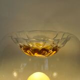 Pair of table lamps with large Murano globes from the 70s.