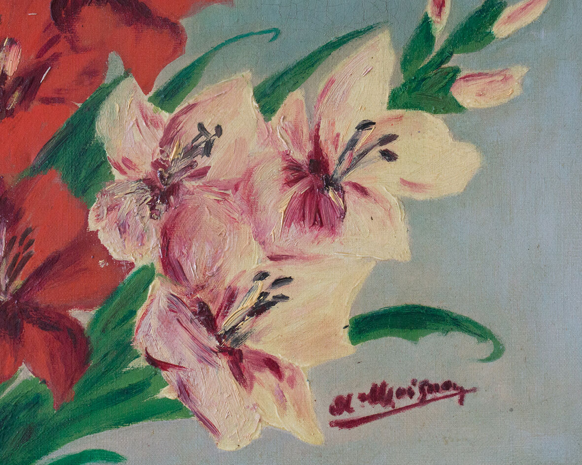 Painting "Bouquet de lys"