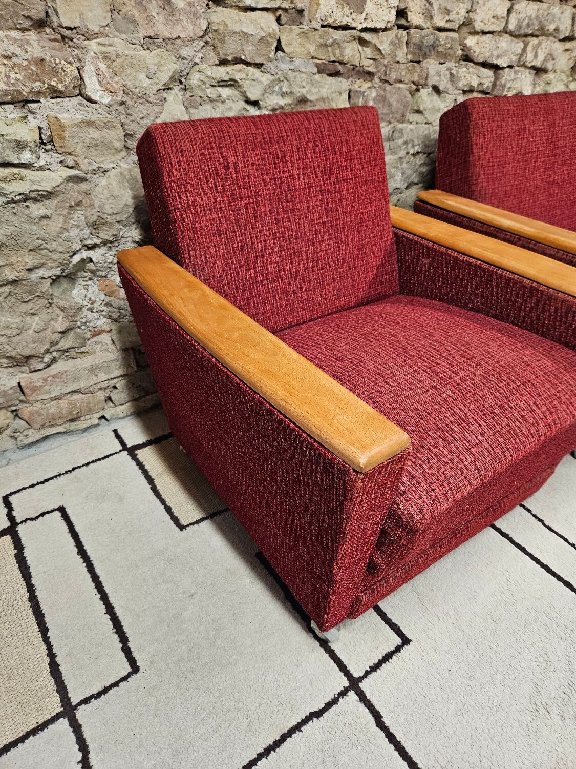 Pair of vintage armchairs 1960