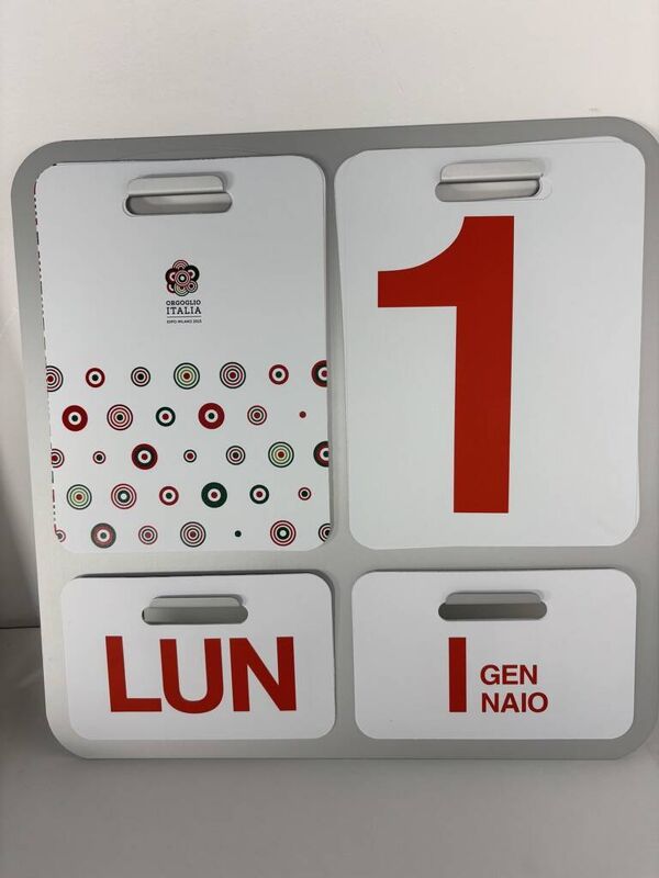 Calendrier perpétuel  Enzo Mari Danese ed limitée 2015