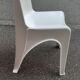Fiberglass desk and gilac chair 1970