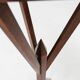 Elegant French Art Deco console in wood from the 1930s