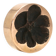 Bronze ashtray by Monique Gerber, flower imprint, 1970s