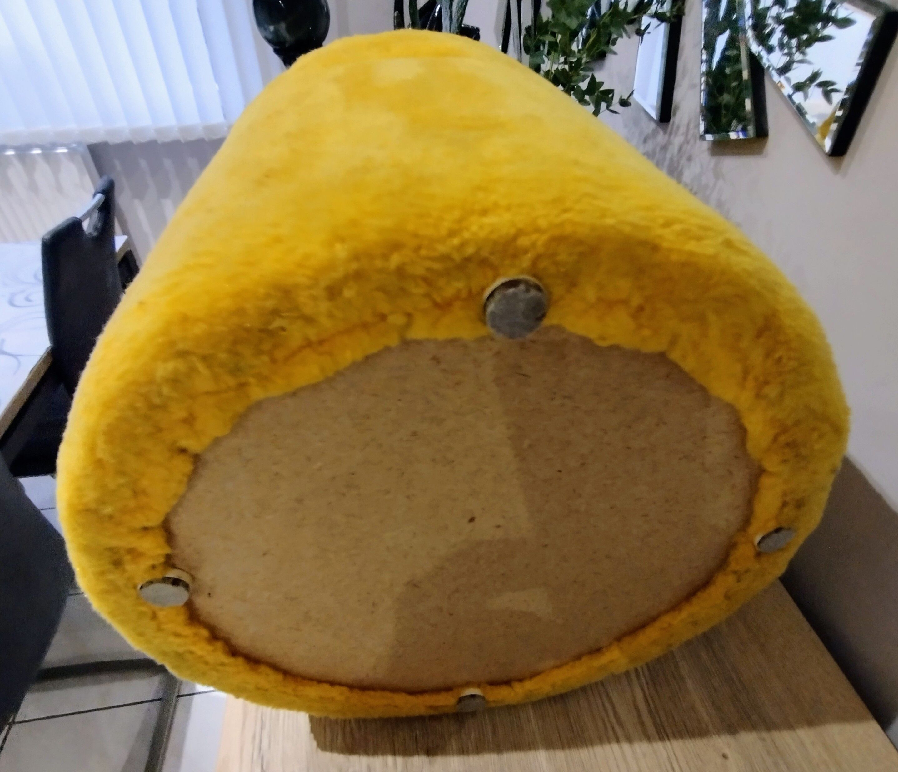 Ottoman vintage chest pouf 70