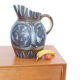 Pitcher vase in sandstone Michel Furic Keraluc 70s