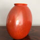 Italian Guido Andloviz big orange ceramic vase, 1940s