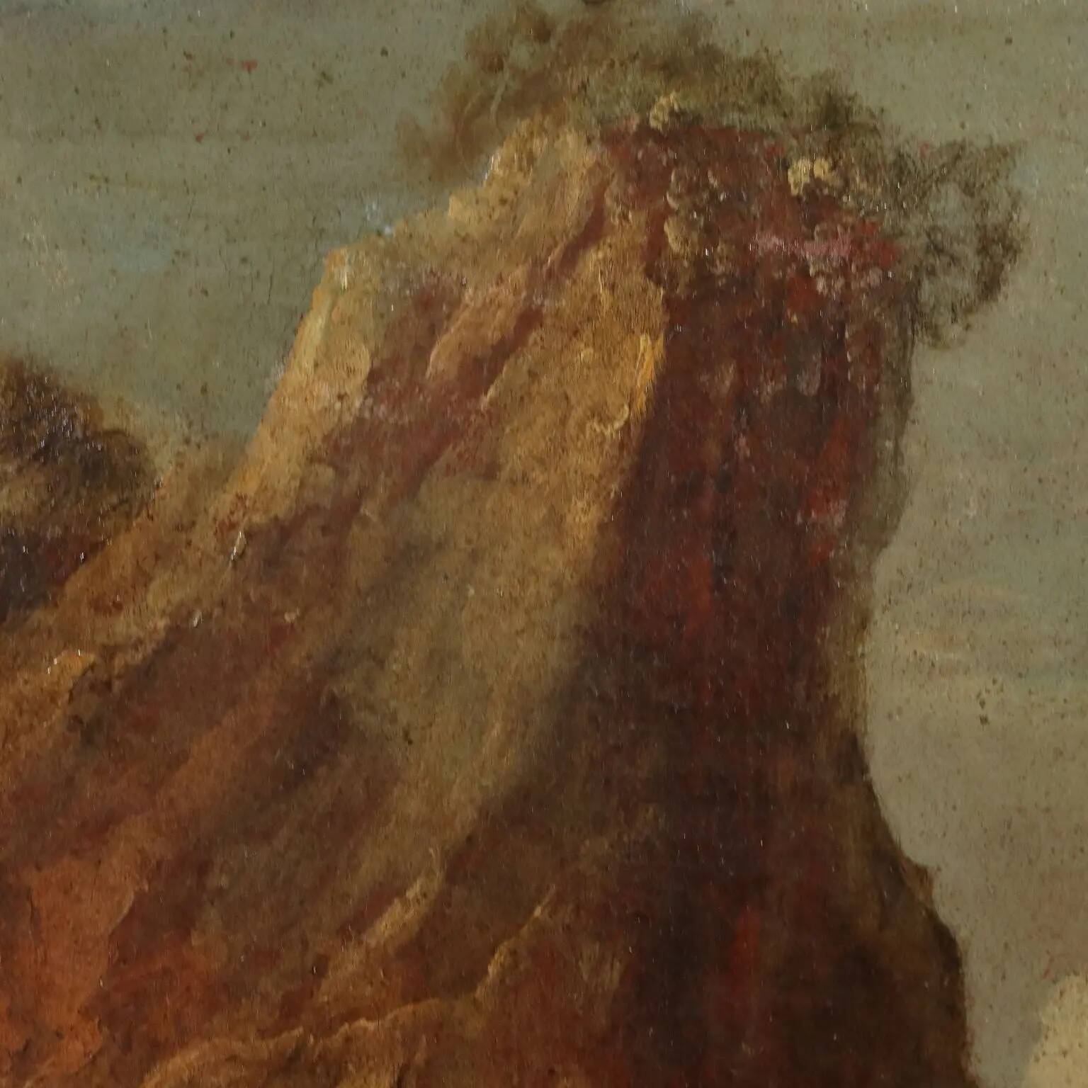 Oil on canvas, religious subject, Italy 17th-18th century.