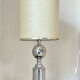 Lampe en métal chromé années 1970
