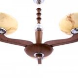 Art Deco chandelier, Poland, 1950s.