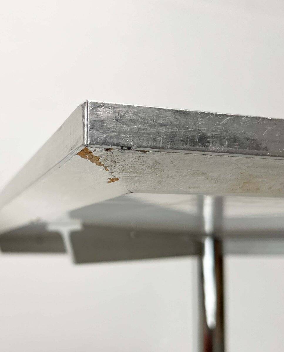 Mid-Century Modern Danish Minimalist Table by Piet Hein, Bruno Mathsson, Arne Jacobsen for Fritz Hansen, 1980s, 1984