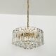 Large Austrian Palazzo Ice Glass Chandelier by J.T. Kalmar